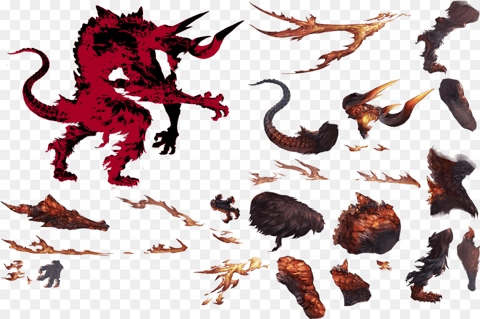 Gbf Sprite Sheets, Animal, Bird, Dragon Free Png