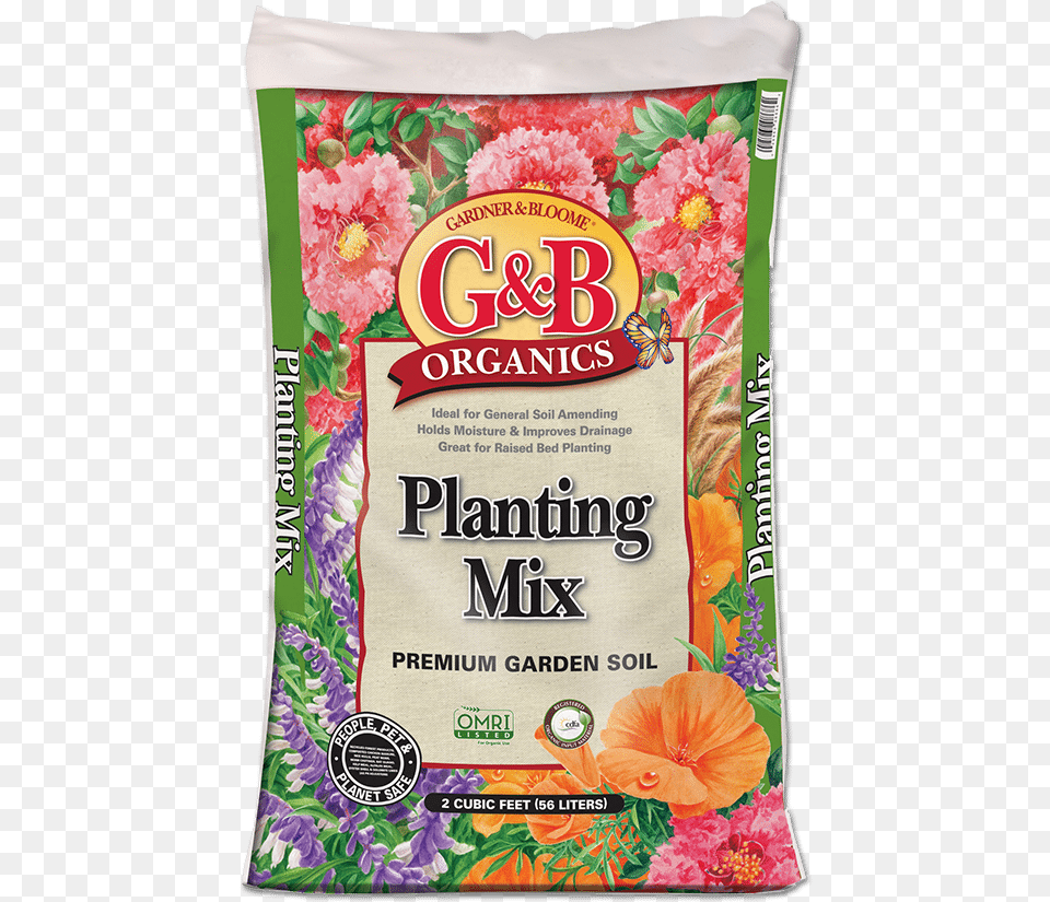 Gbo Planting Mix Gampb Planting Mix, Flower, Plant, Herbal, Herbs Free Transparent Png
