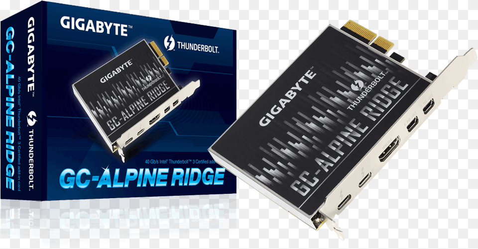 Gc Alpine Ridge Gigabyte Gc Alpine Ridge, Adapter, Computer Hardware, Electronics, Hardware Png