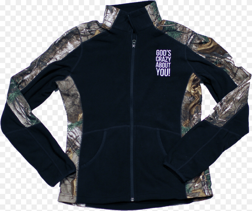 Gcay Camo Jacket Leather Jacket, Clothing, Coat, Fleece, Long Sleeve Free Png Download