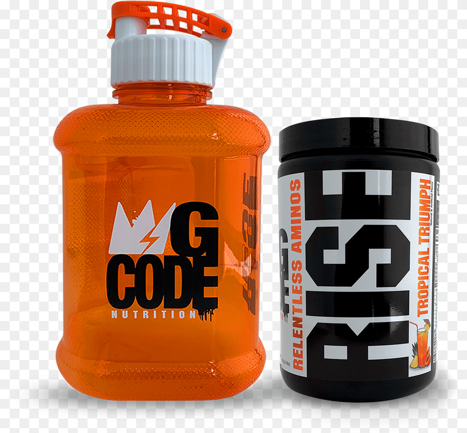 Gcode Rise X Juggernaut Bundle Amino Acid, Bottle, Can, Tin, Cosmetics Free Transparent Png