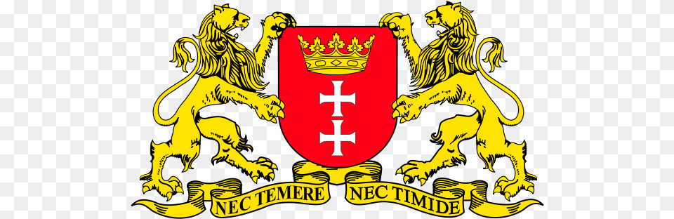 Gdansk Coat Of Arms Clipart, Emblem, Symbol, Logo, Person Free Transparent Png