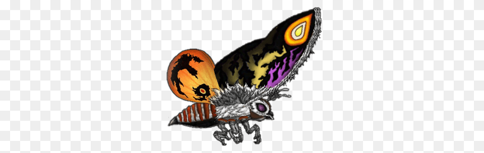 Gdkbr Mothra, Animal, Bee, Insect, Invertebrate Free Png