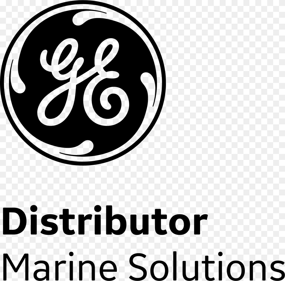 Ge Dstrbtr Marine Solutions Ge Distributor Logo Transparent, Gray Free Png