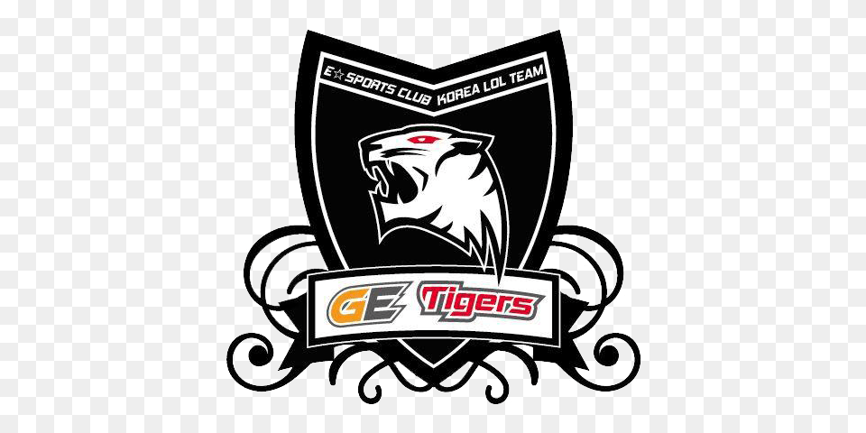 Ge Tigerslogo Square, Emblem, Symbol, Logo, Sticker Png Image