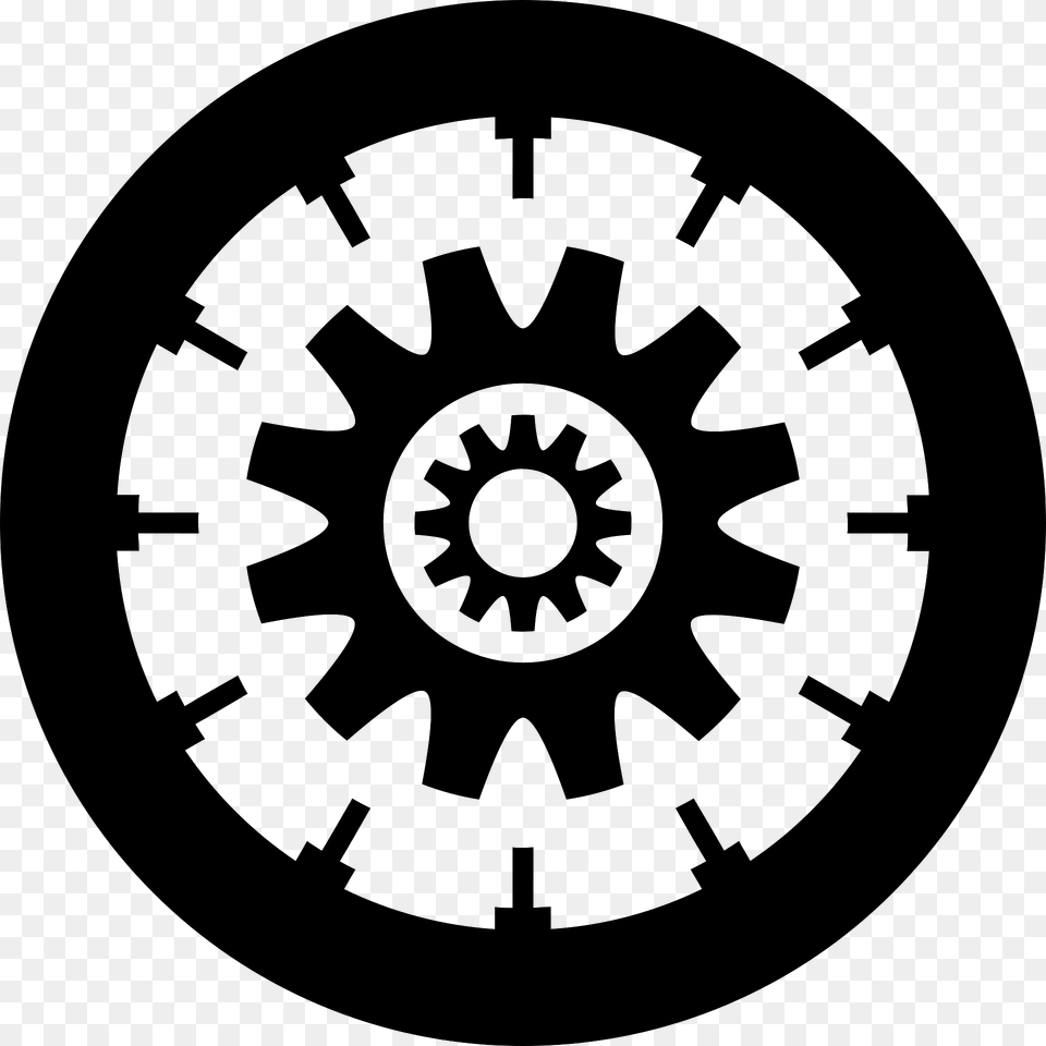 Gear Clipart, Wheel, Spoke, Machine, Car Wheel Png Image