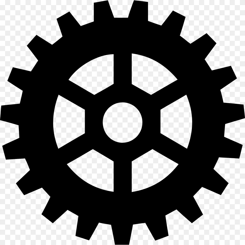 Gear Clipart, Machine, Cross, Symbol, Wheel Free Png Download