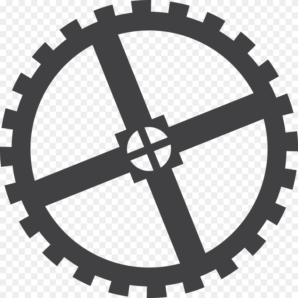 Gear Clipart, Machine, Cross, Symbol, Wheel Free Transparent Png