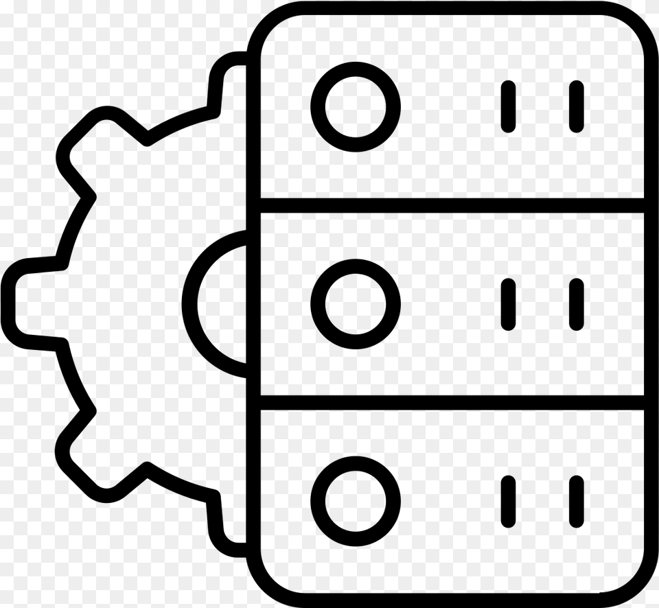 Gear Clipart Black And White, Gray Free Transparent Png