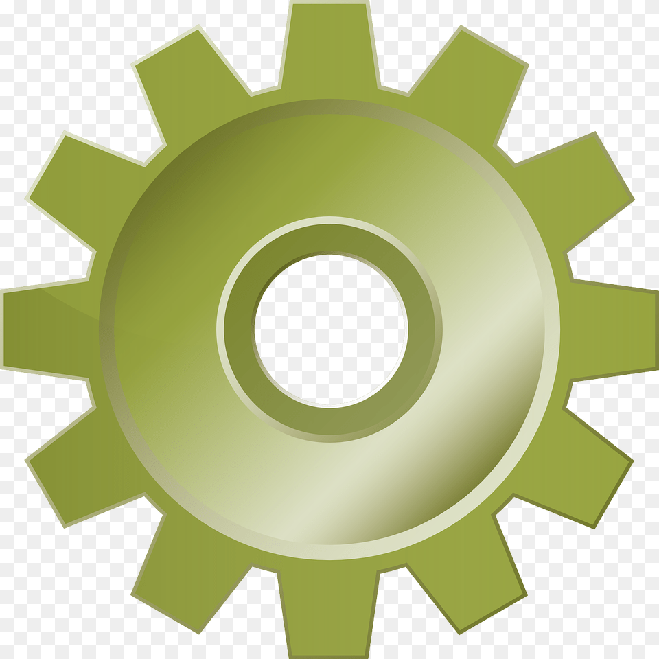 Gear Crown Green Vector Graphic On Pixabay 12, Machine Free Png