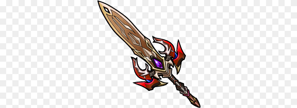 Gear Dragon Knight Sword Render Espadas De Unison League, Weapon, Blade, Dagger, Knife Png