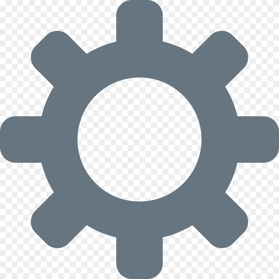 Gear Emoji Clipart, Machine Free Png