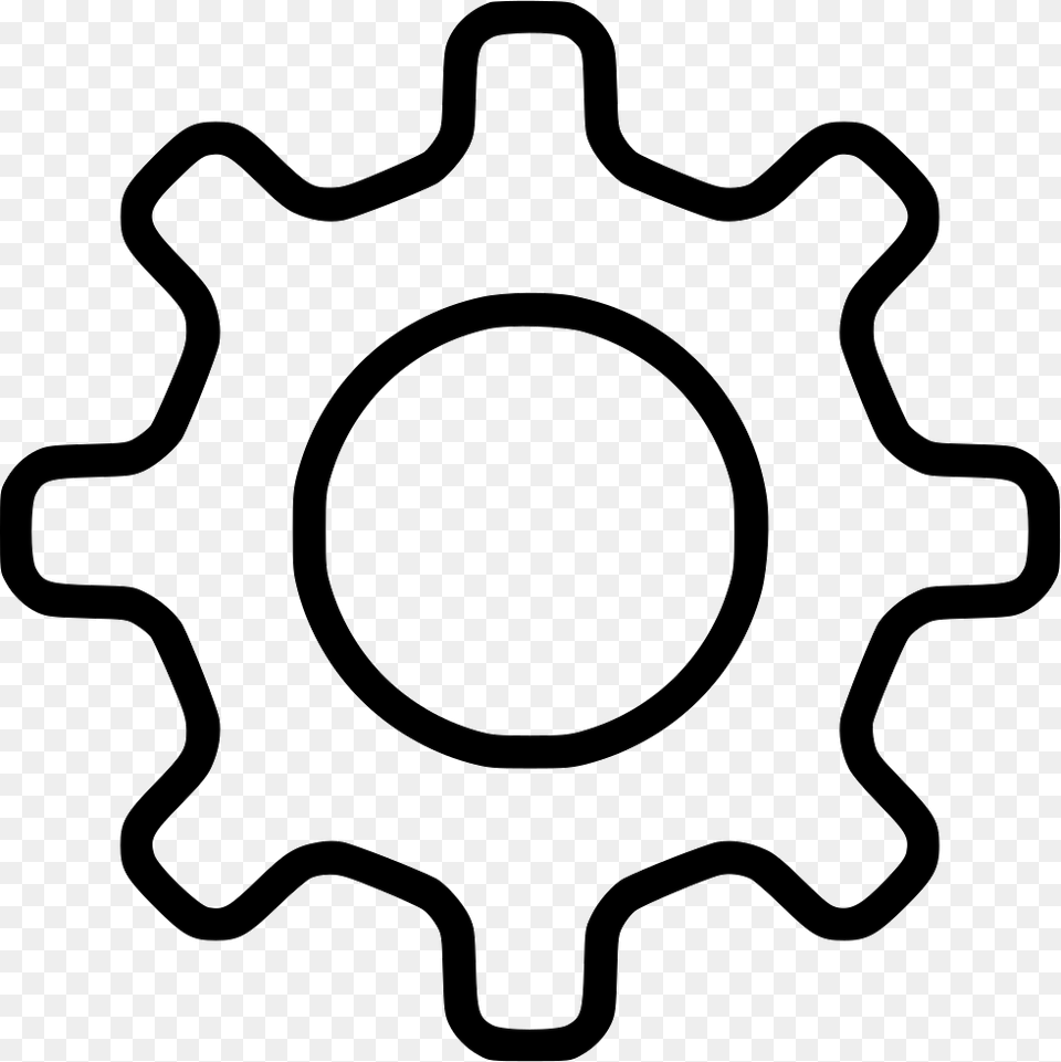 Gear Gear Outline, Machine, Animal, Reptile, Snake Free Png Download