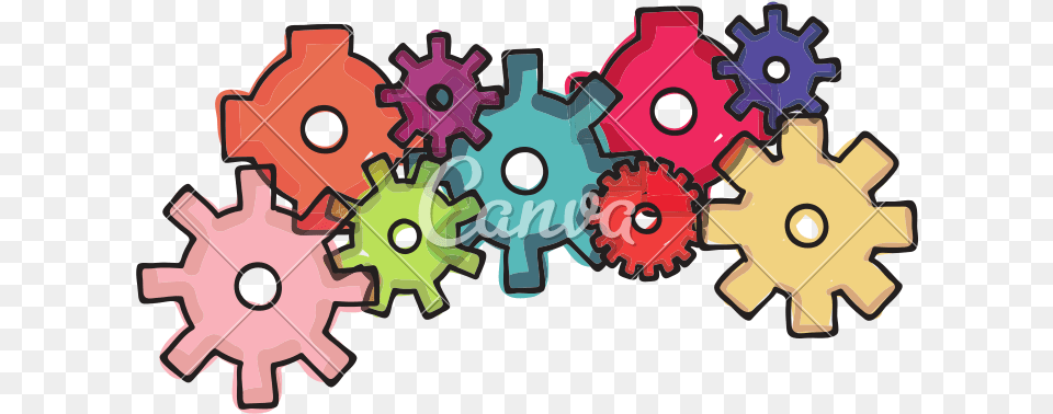 Gear Icon, Machine Free Png