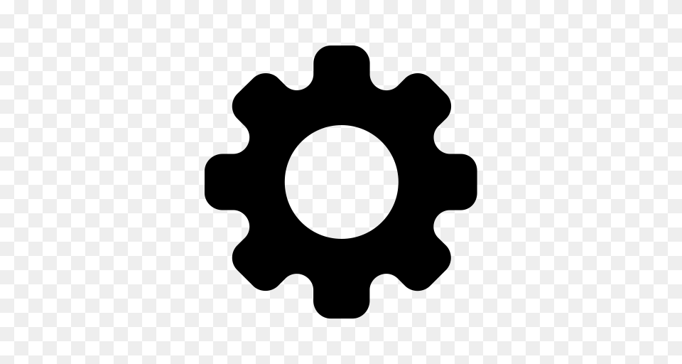 Gear Icon, Gray Png Image