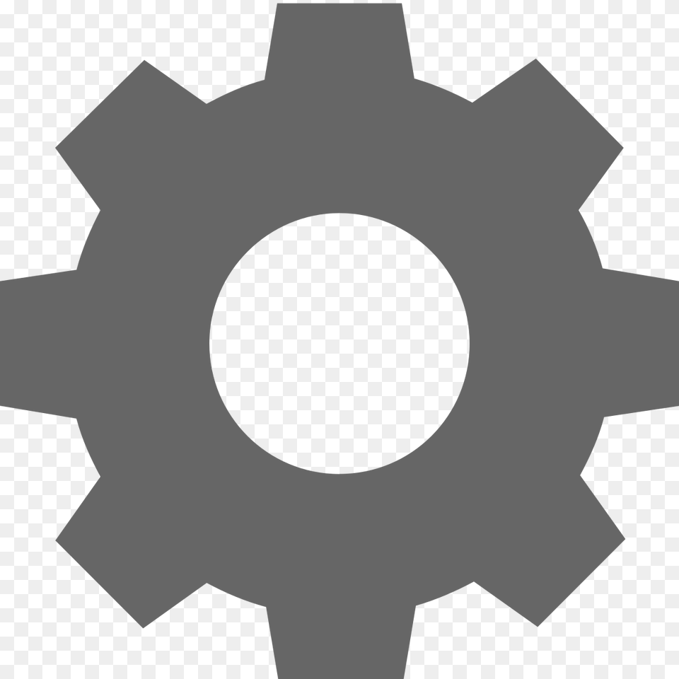 Gear Icon Transparent Background, Machine Png Image