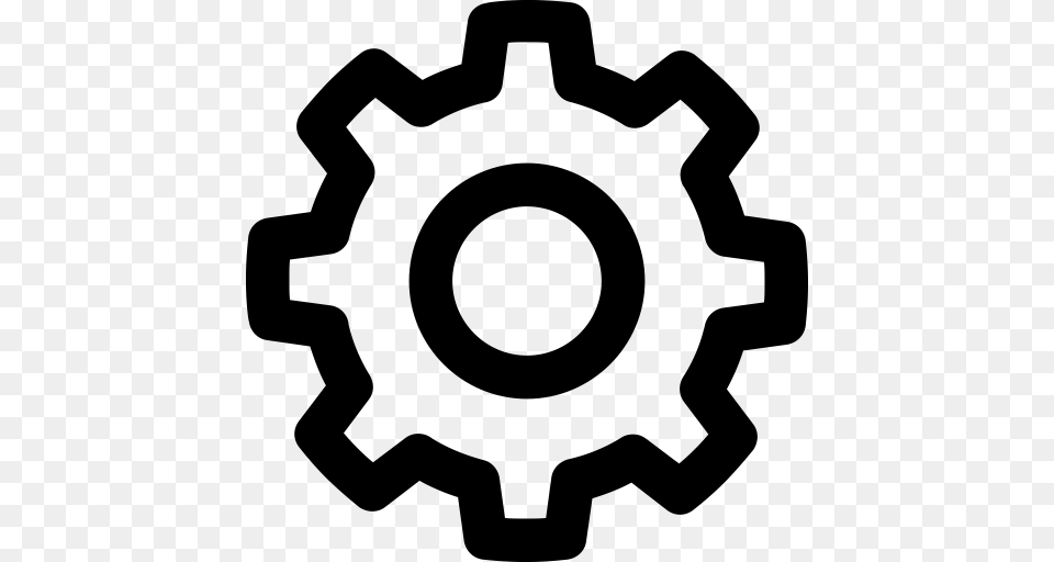 Gear Icon With And Vector Format For Unlimited Download, Gray Png Image