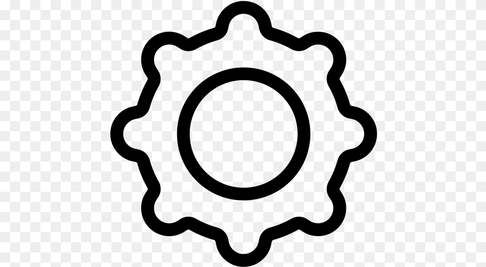 Gear Image Processing Icon, Gray Free Png