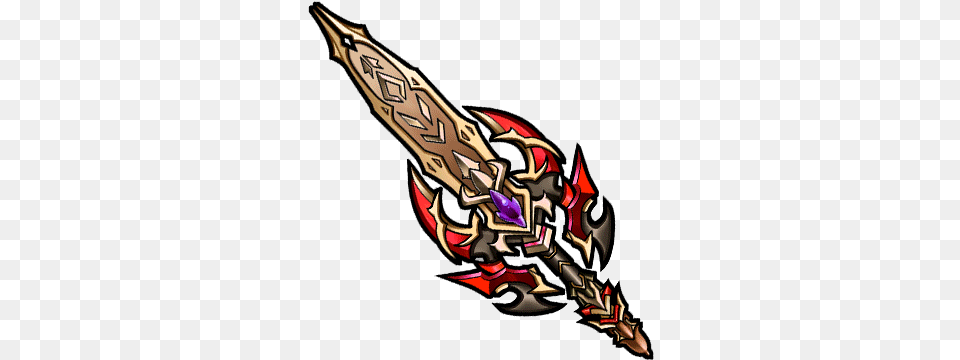 Gear Sword Of The Chevalier Render Illustration, Weapon, Blade, Dagger, Knife Png