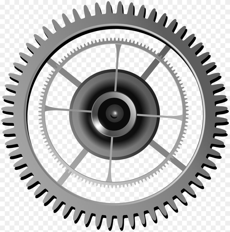 Gear Transparent Clip Art, Machine, Disk Png Image