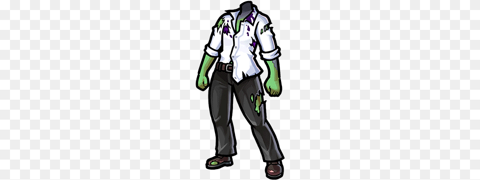 Gear Zombie Body Render Unison League Zombie, Clothing, Pants, People, Person Free Png