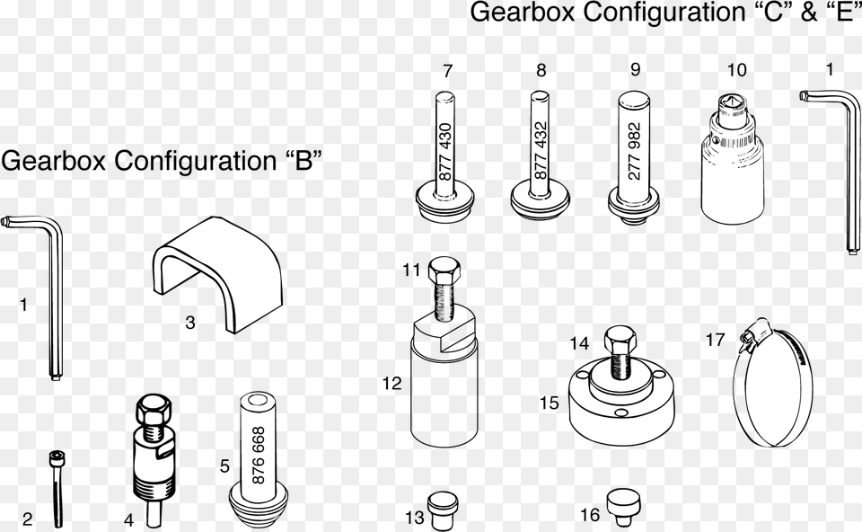 Gearbox Quotb C Equot Repair Tools Rotax 241 875 Allen Screw, Sink, Sink Faucet, Chess, Game Free Png