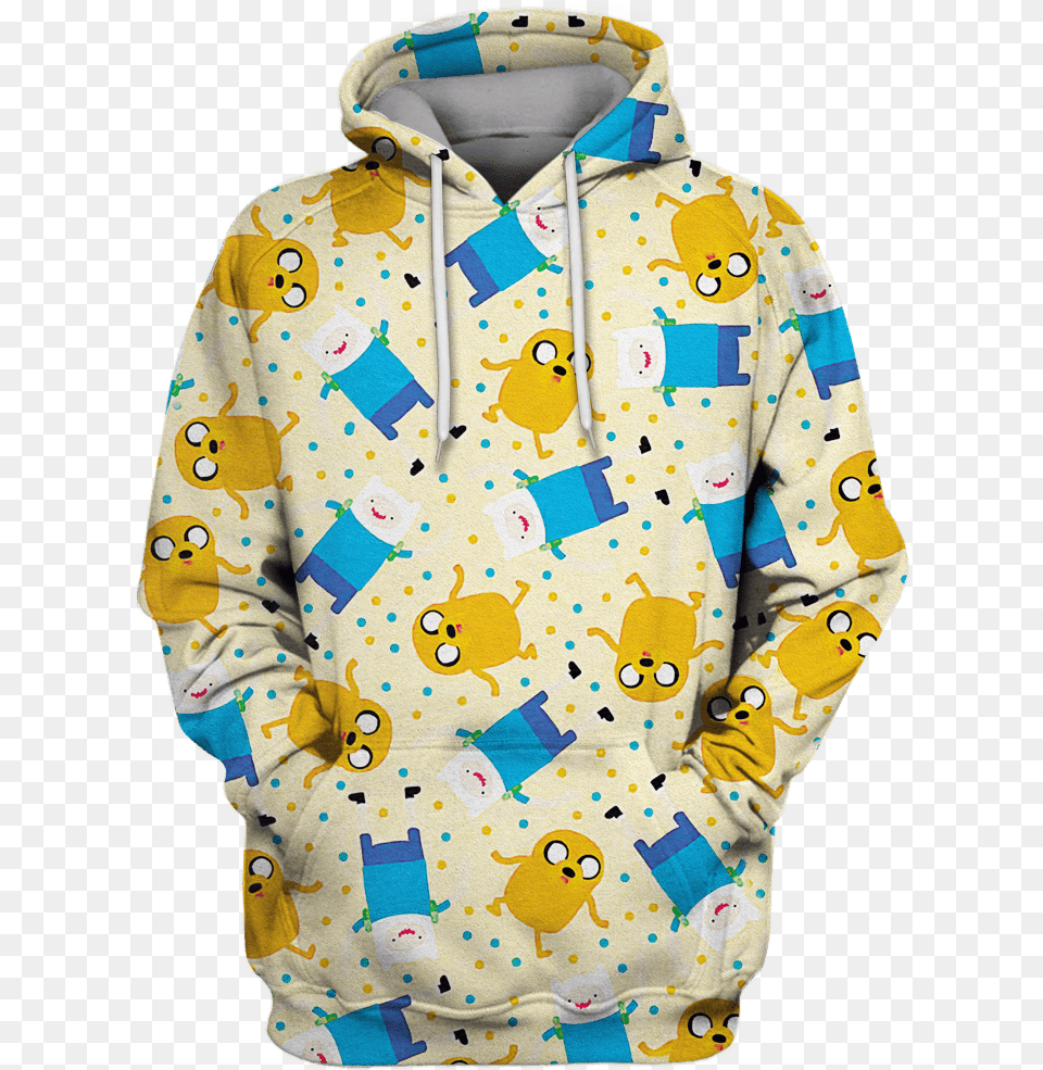 Gearhuman 3d Adventure Time Finn And Jake Custom T Shirt Hoodie, Sweatshirt, Sweater, Clothing, Knitwear Free Png Download