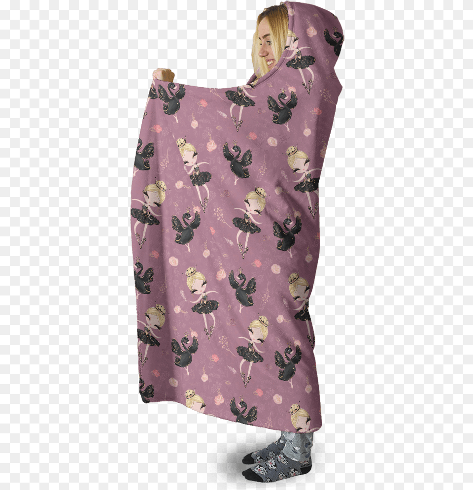 Gearhuman 3d Ballet Girl And Black Swan Custom Hooded Paw, Clothing, Dress, Fashion, Adult Free Transparent Png