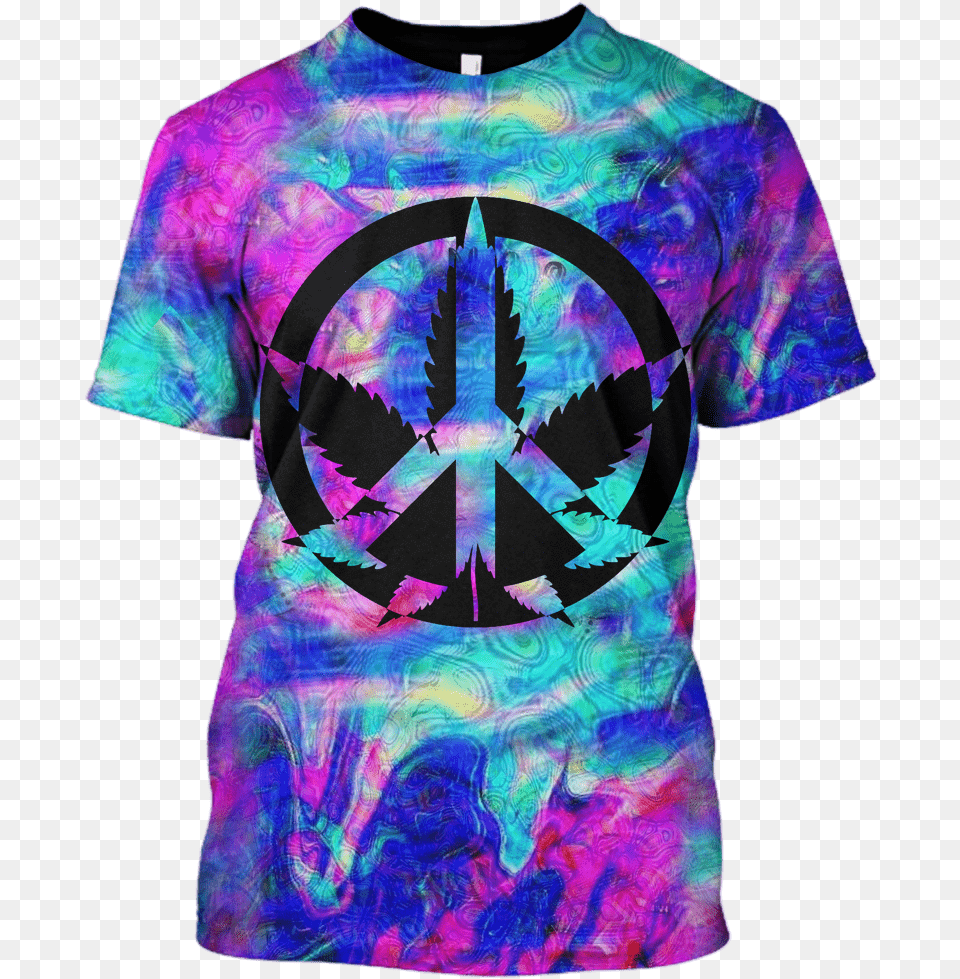 Gearhuman 3d Cannabis Leaf Symbol Tshirt Active Shirt, Clothing, Dye, T-shirt, Adult Free Transparent Png