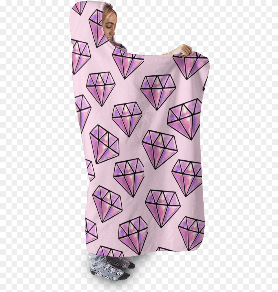 Gearhuman 3d Diamond Custom Hooded Blanket Birthday Candle, Adult, Person, Gown, Formal Wear Png