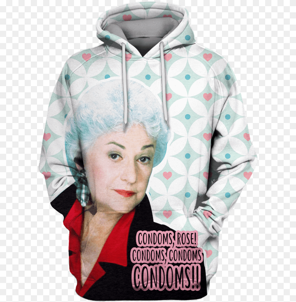 Gearhuman 3d Dorothy Zbornak In The Golden Girls Tshirt I M Unicorn As You Wish, Hood, Clothing, Sweatshirt, Sweater Png Image