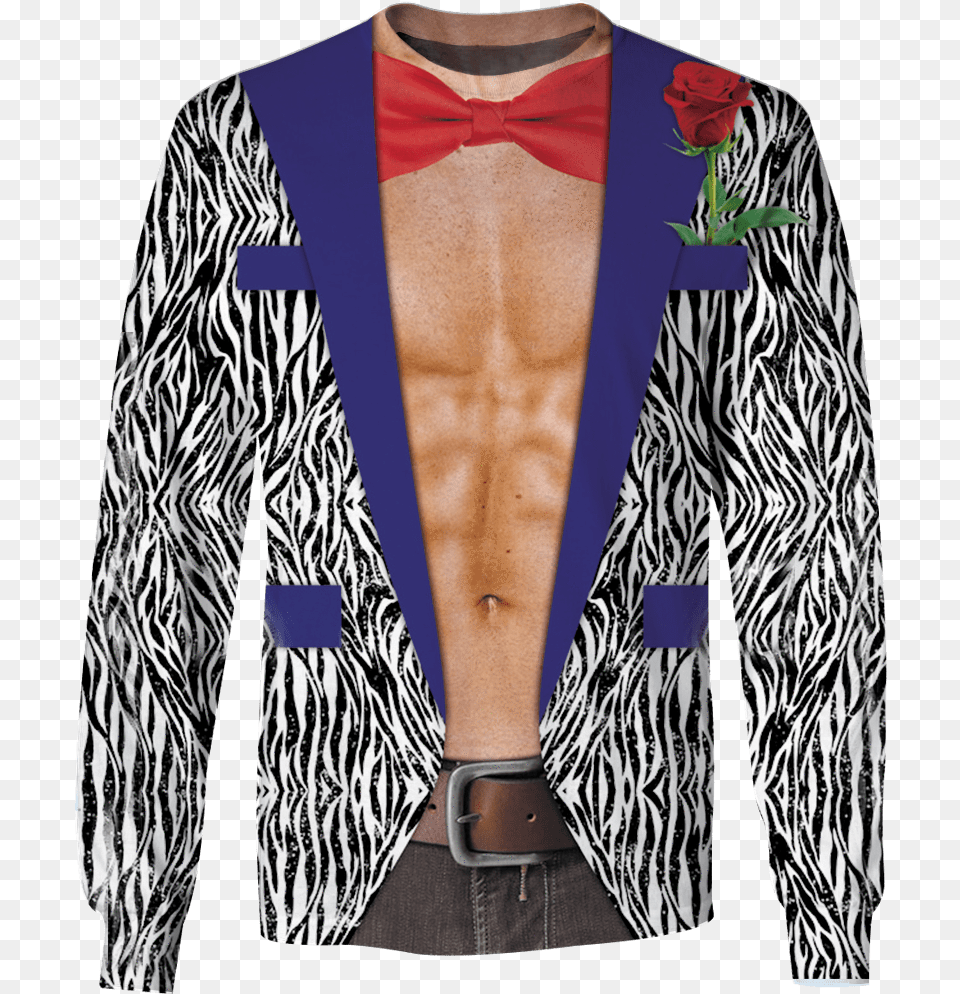 Gearhuman 3d Man Having Muscle With Red Necktie Custom Cardigan, Accessories, Jacket, Formal Wear, Coat Free Transparent Png