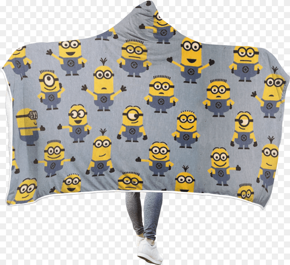 Gearhuman 3d Minion Despicable Me Custom Hooded Blanket Pattern, Vest, Clothing, Toy, Coat Free Transparent Png