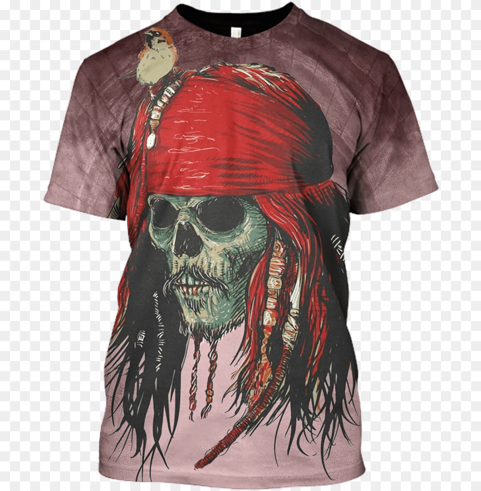 Gearhuman 3d Pirates Of The Caribbean Hoodies, Clothing, T-shirt, Shirt, Adult Free Png Download