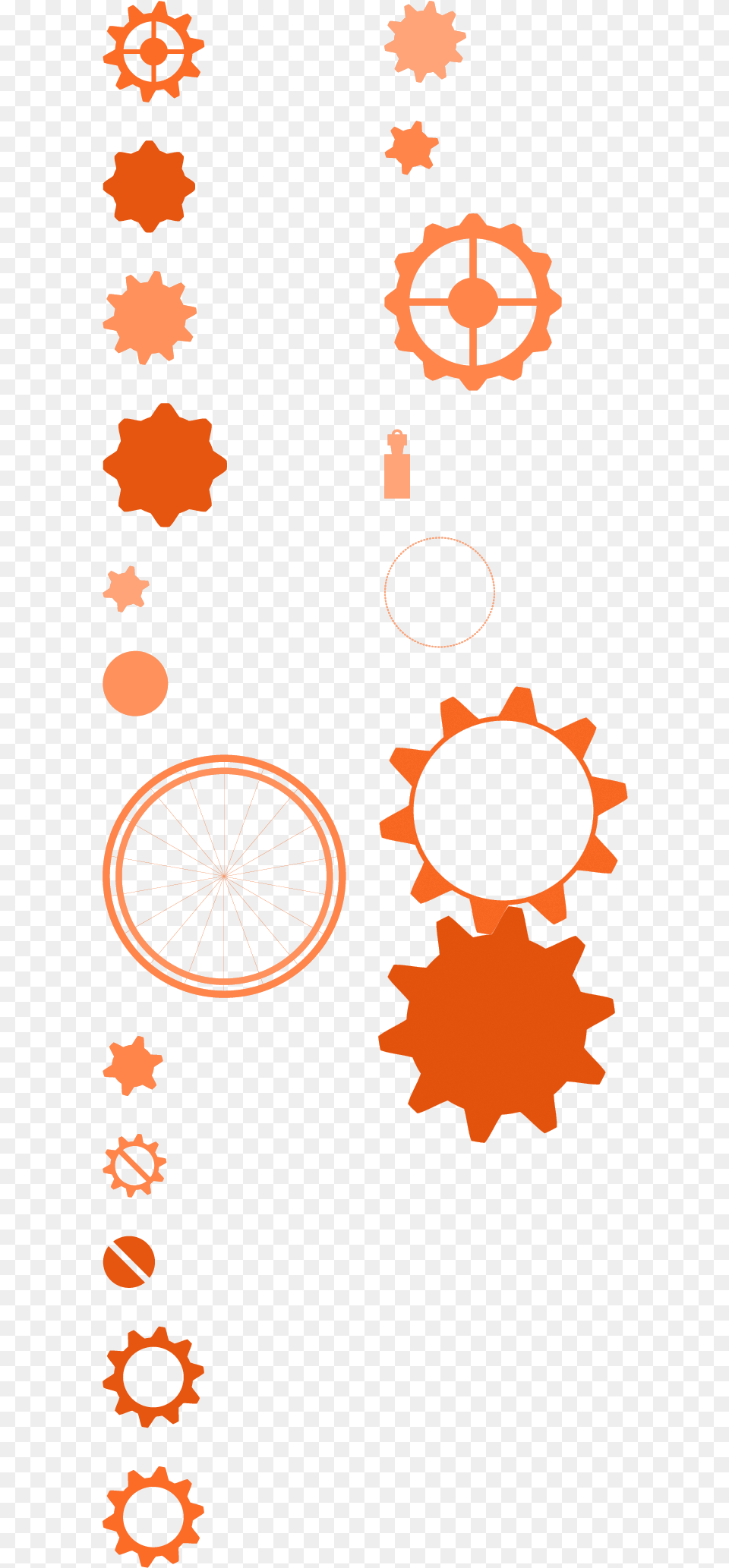 Gears, Machine, Spoke, Wheel, Person Png Image