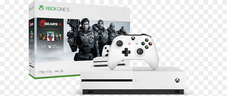 Gears 5 For Xbox One And Windows 10 Xbox One S Edition Gears 5, Adult, Male, Man, Person Png