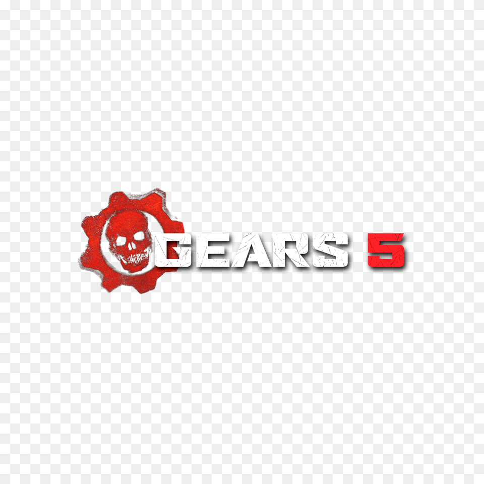 Gears 5 Logo Graphic Design, Sticker, Flower, Plant, Rose Free Transparent Png