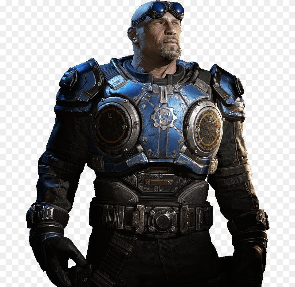 Gears 5 Temp Cover Gears 5 Baird, Adult, Male, Man, Person Free Png Download