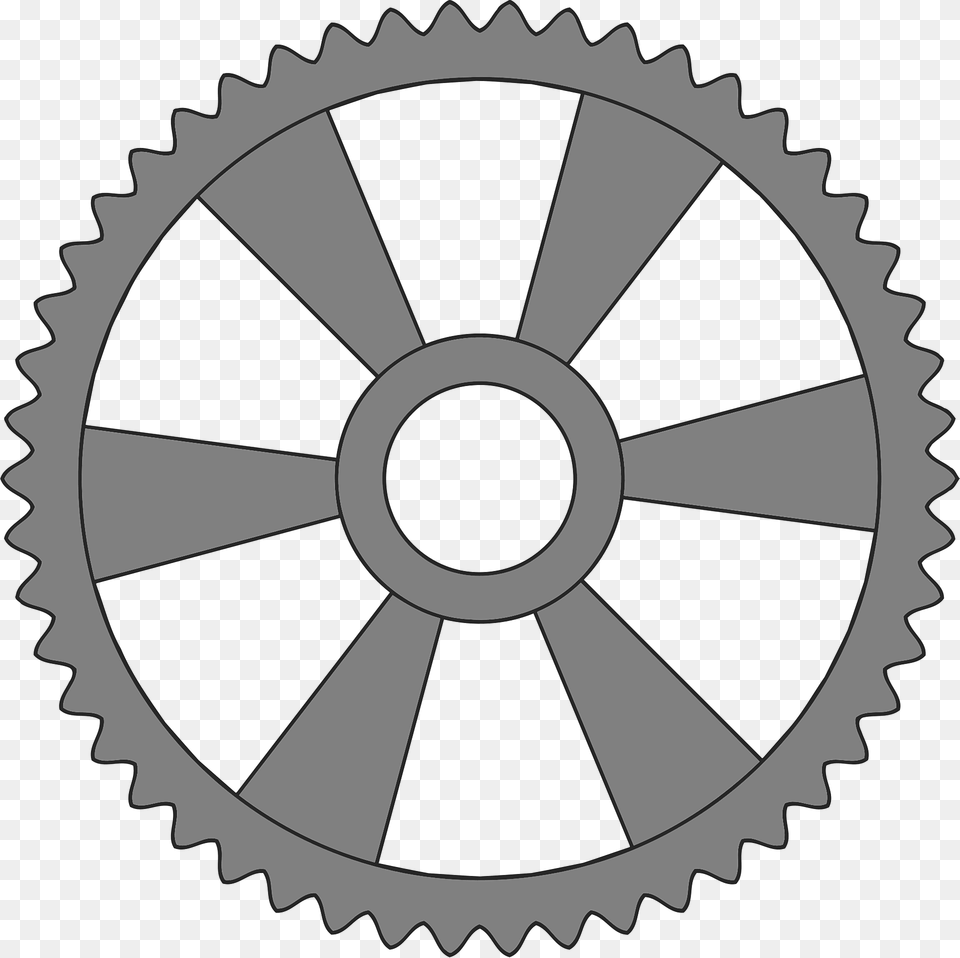Gears Center Angled Spokes Teeth 50 Clipart, Machine, Wheel, Ammunition, Grenade Png