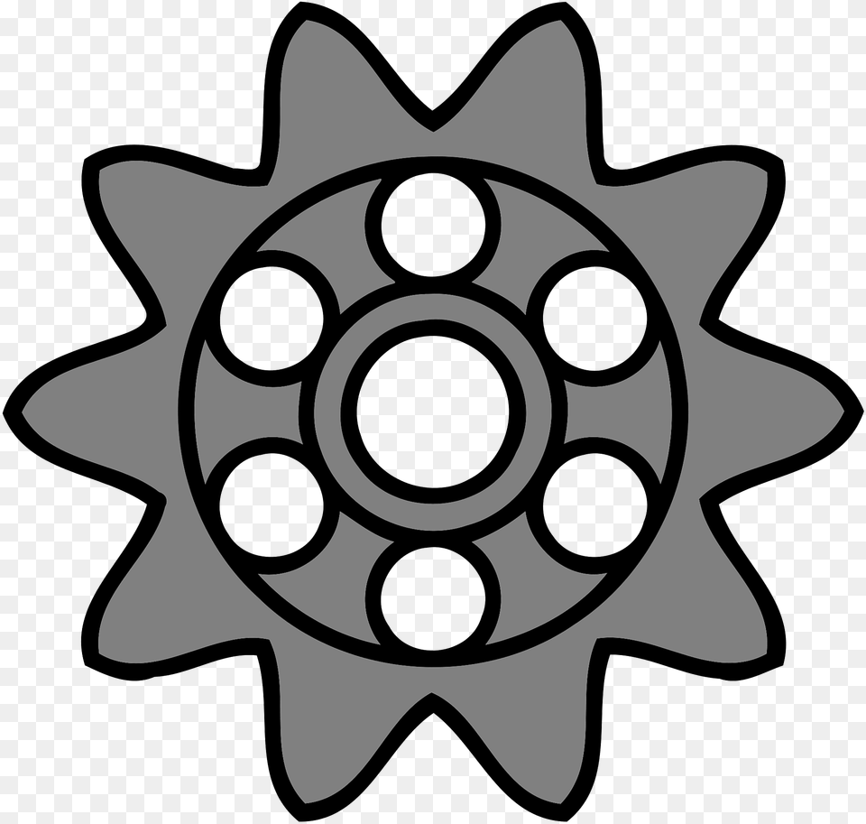 Gears Center Holes Teeth 10 Clipart, Machine, Wheel, Gear, Ammunition Free Transparent Png