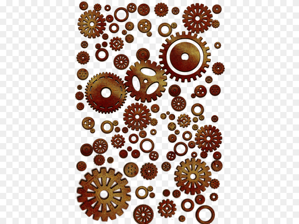 Gears Cogs Industrial Machinery Technology Circle, Pattern, Accessories, Ornament, Art Free Transparent Png