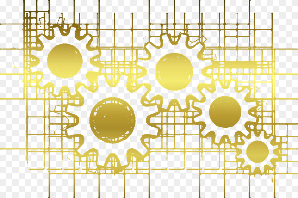 Gears Gold Transparent Circle, Architecture, Building, Machine, Gear Free Png