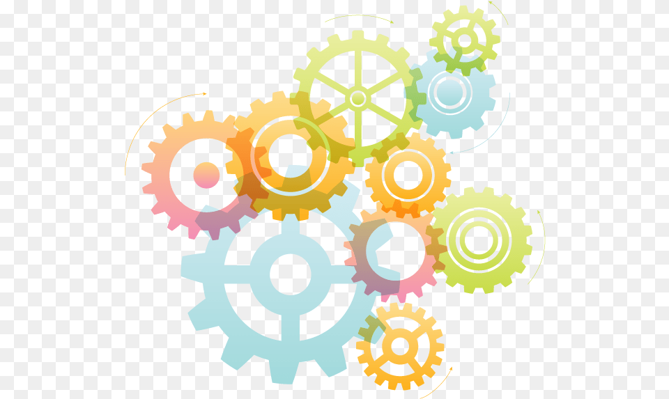 Gears Graphic Transparent Background, Machine, Gear, Wheel Free Png