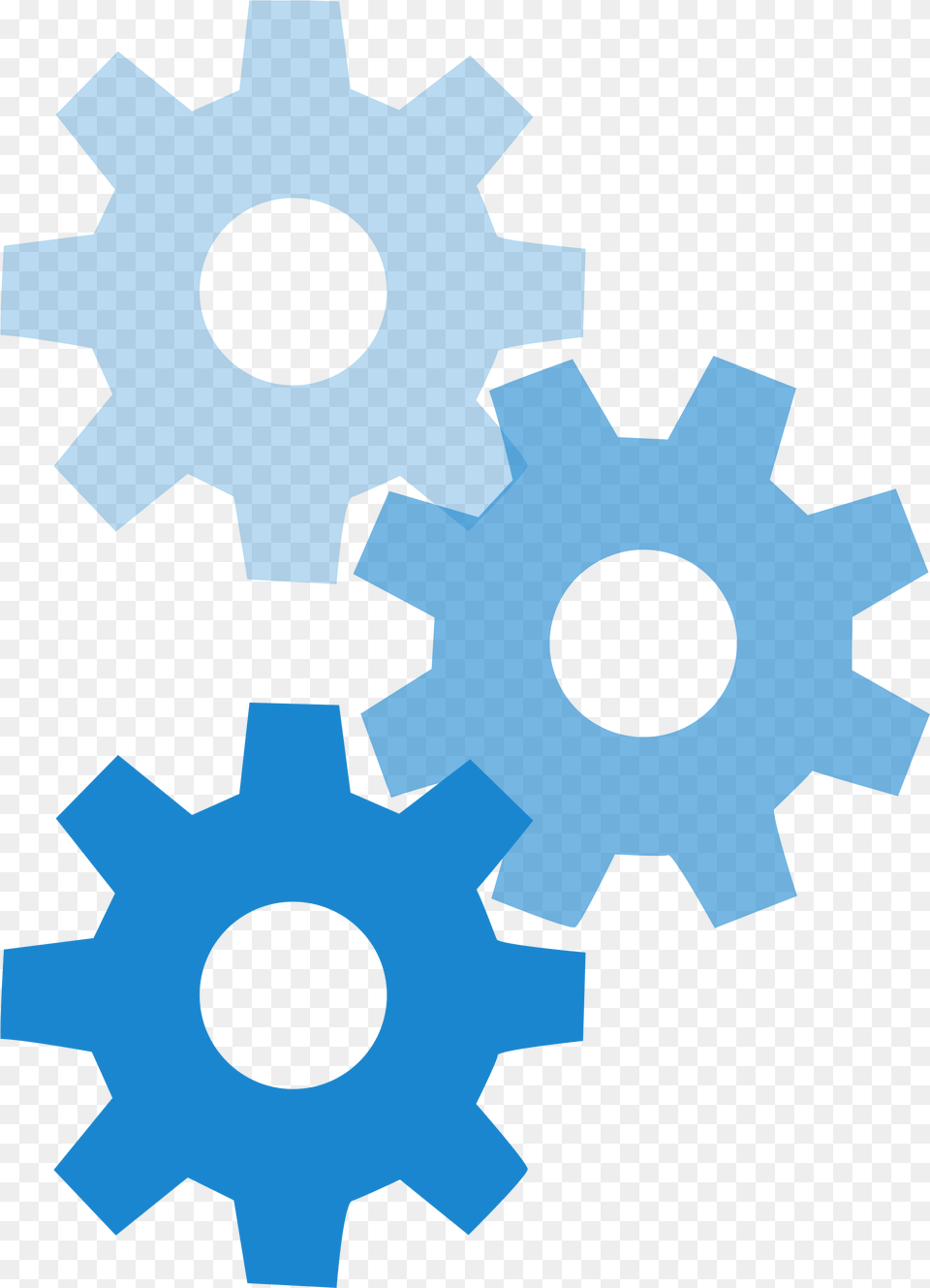 Gears Icon Blue, Machine, Gear Free Png