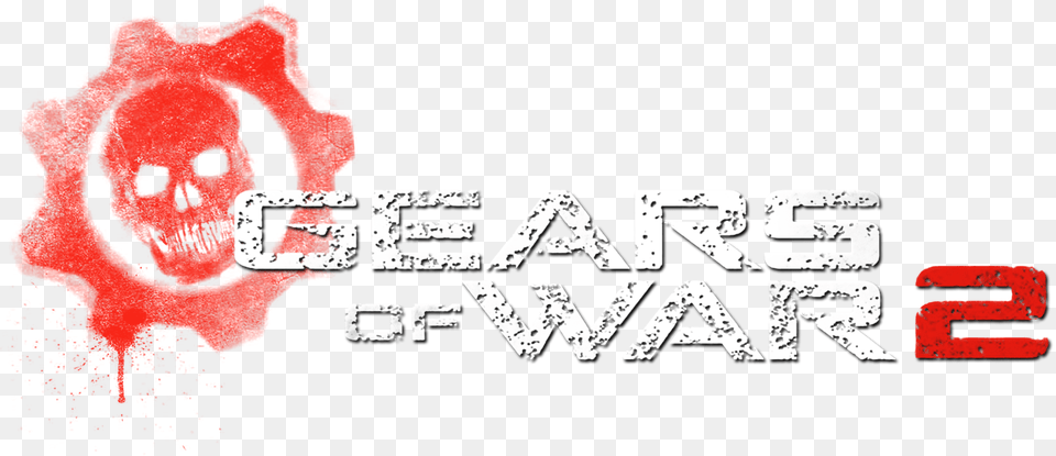 Gears Of War 2 Logo Vector, Sticker, Text Free Png