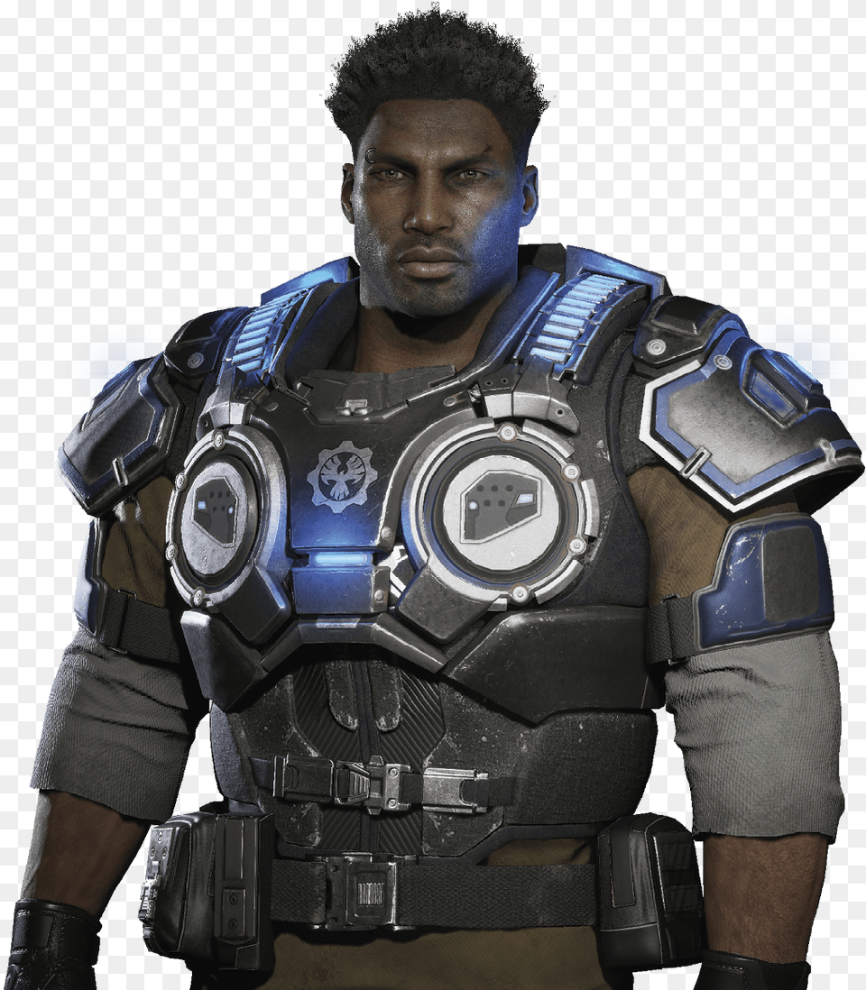 Gears Of War 4 Jd Gears Of War Del, Vest, Clothing, Person, Man Png