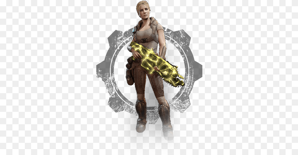 Gears Of War Figurine, Adult, Person, Female, Woman Png Image