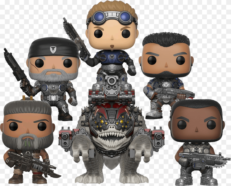 Gears Of War Funko Gears Of War, Person, Baby, Face, Head Png Image
