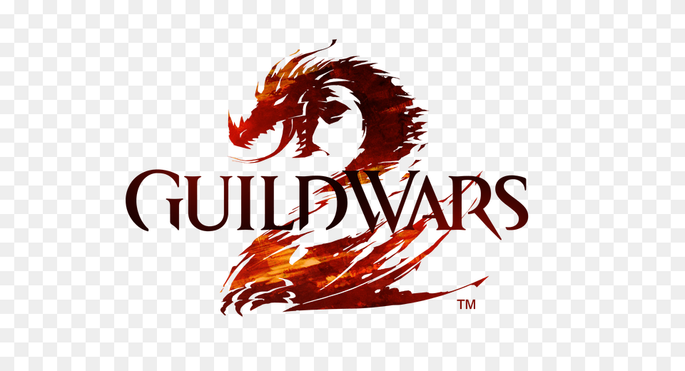 Gears Of War Logo Guild Wars 2 Box Pc Guild Wars 2 Logo Transparent, Mountain, Nature, Outdoors, Maroon Free Png Download