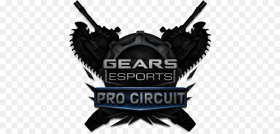 Gears Of War Mlg Columbus Open Gears Pro Circuit, Logo, Emblem, Symbol, Bulldozer Free Png Download
